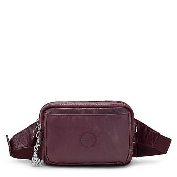 Kipling Abanu Multi Metallic Convertible Crossbody Bag Tassen Bordeaux | BE 2038FD